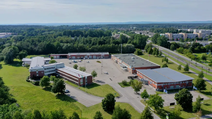 Kontoret i Örebro från ovan