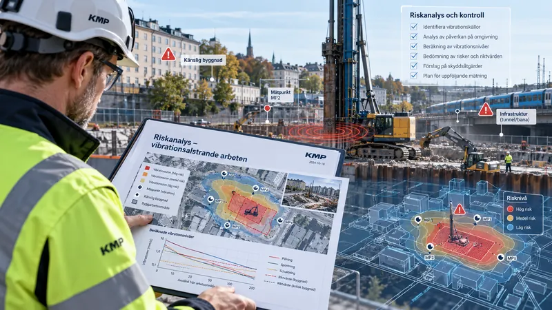 Riskanalys inför vibrationsalstrande arbeten – en viktig investering redan i projekteringsskedet